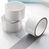 Strong Adhesive Screen Repair Tape, Screen Repair Kit Window Screen Repair Tape, Fiberglass Screen Tape Mesh Repair Suitable (Grey) for mesh Doors and Windows, 2 x 70 2