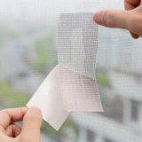 Strong Adhesive Screen Repair Tape, Screen Repair Kit Window Screen Repair Tape, Fiberglass Screen Tape Mesh Repair Suitable (Grey) for mesh Doors and Windows, 2 x 70 2