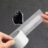 Strong Adhesive Screen Repair Tape, Screen Repair Kit Window Screen Repair Tape, Fiberglass Screen Tape Mesh Repair Suitable (Grey) for mesh Doors and Windows, 2 x 70 2