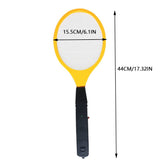 2 Pack Large Electric Mosquito Swatter Racket - Rechargeable Bug Zapper for Indoor Outdoor Use, Safety Mesh, Powerful Fly Killer, Ergonomic Handle Insect Pest Control (19x7.1in)