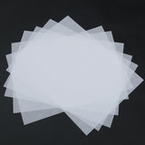 100 Sheets Tracing Paper 6.7 x 9.8 inches Artists Tracing Paper White Trace Translucent Clear Carbon for Pencil Sketching Printing Drawing Animation(White) White