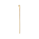 Stainless Steel Coffee Stirring Spoon, Heavy Duty Beverage Cocktail Stirrers, Reusable Stir Cocktail Drink Mixing Swizzle Stick, Tiny Salt Condiment Spoon (Black/1 Pcs) 0.47x8.85 0.47" x 7.55" Gold