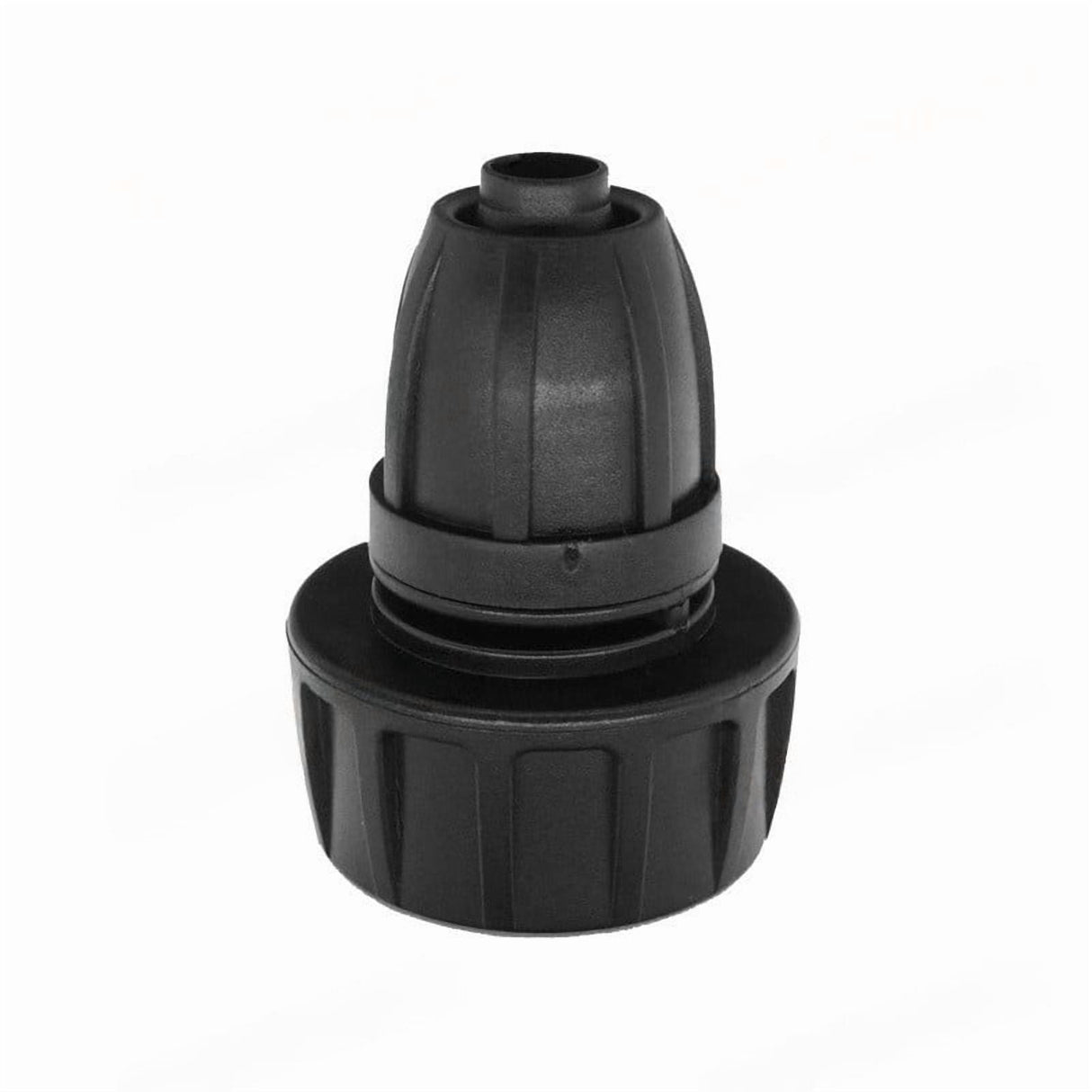 Drip Irrigation Hose Adapters, 1/4 Inch Drip Irrigation Tubing x 3/4 FHT Heavy Duty Swivel Garden Faucet Connectors with Lock Barbed for Drip Irrigation System, 1 Pcs, 1.81x1.33 1.81" x 1.33" Black3