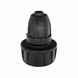 Drip Irrigation Hose Adapters, 1/4 Inch Drip Irrigation Tubing x 3/4 FHT Heavy Duty Swivel Garden Faucet Connectors with Lock Barbed for Drip Irrigation System, 1 Pcs, 1.81x1.33 1.81" x 1.33" Black3