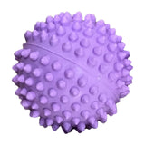 6 Pieces Reusable Laundry Dryer Balls, Anti Static Plastic Drying Balls to Reduce Wrinkles, Purple - Front View