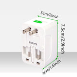 Universal Travel Power Adapter Converter Plug US EU AU to 12V 3A 36W Car Socket for Mini Fridge Fan Vacuum Cleaner Air Pump Heater Electronics Charging (110-240V Input)