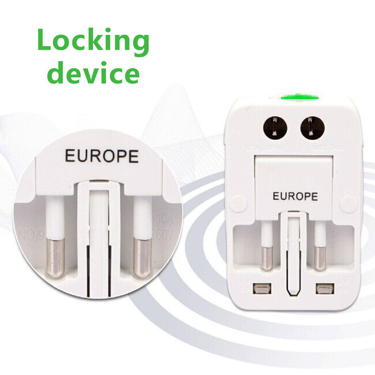 Universal Travel Power Adapter Converter Plug US EU AU to 12V 3A 36W Car Socket for Mini Fridge Fan Vacuum Cleaner Air Pump Heater Electronics Charging (110-240V Input)