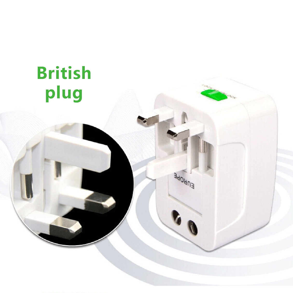 Universal Travel Power Adapter Converter Plug US EU AU to 12V 3A 36W Car Socket for Mini Fridge Fan Vacuum Cleaner Air Pump Heater Electronics Charging (110-240V Input)