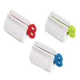 Toothpaste Tube Squeezers Toothpaste Roller, Manual Toothpaste Tube Roller Squeezer Tool, Toothbrush Squeezers, Toothpaste Clip Holder Stand Winder (Multi-Colored/3 Pcs) 2.17x1.57x1.57 2.17