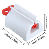 Toothpaste Tube Squeezers Toothpaste Roller, Manual Toothpaste Tube Roller Squeezer Tool, Toothbrush Squeezers, Toothpaste Clip Holder Stand Winder (Multi-Colored/3 Pcs) 2.17x1.57x1.57 2.17" x 1.57" x 1.57" As show