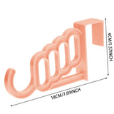 Over The Door Hooks, Plastic Multi-Function Hangers, Heavy Duty Travel Hangers, Drying Rack, Suit Hangers (Color Random/1 Pcs) 7.09x1.57 7.09