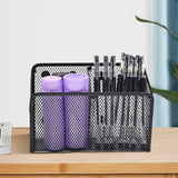 Magnetic Pen Holder, Heavy Duty 2 Slot Mesh Pencil & Marker Organizer for Desk, Extra Strong Magnets for Locker, Refrigerator, Dry Erase Board, Whiteboard Storage Solution, 7.28x2.68x4.92 7.28