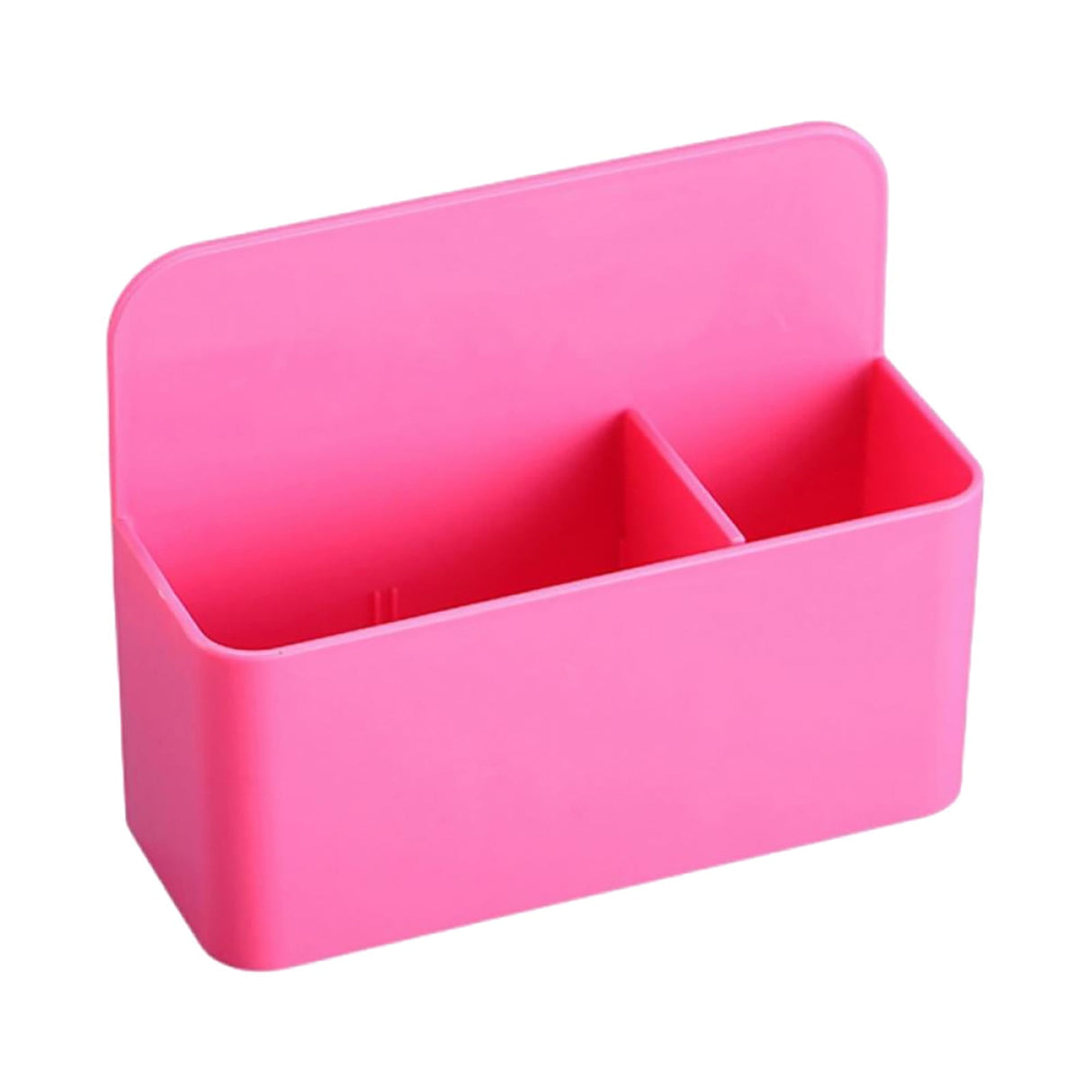 Magnetic Pen Holder, Heavy Duty 2 Slot Mesh Pencil & Marker Organizer for Desk, Extra Strong Magnets for Locker, Refrigerator, Dry Erase Board, Whiteboard Storage Solution, 7.28x2.68x4.92 4.92" x 1.57" x 4.93" Pink