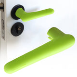 Door Handle Covers, Heavy Duty Door Knob Covers Silicone Door Handle Glove Covers Anti-Static Safety Door Knob Protector for Flat Square Door Levers (Beige/1 Pcs) 5.31x2.17 5.31" x 2.17" Mint Green/1 Pcs