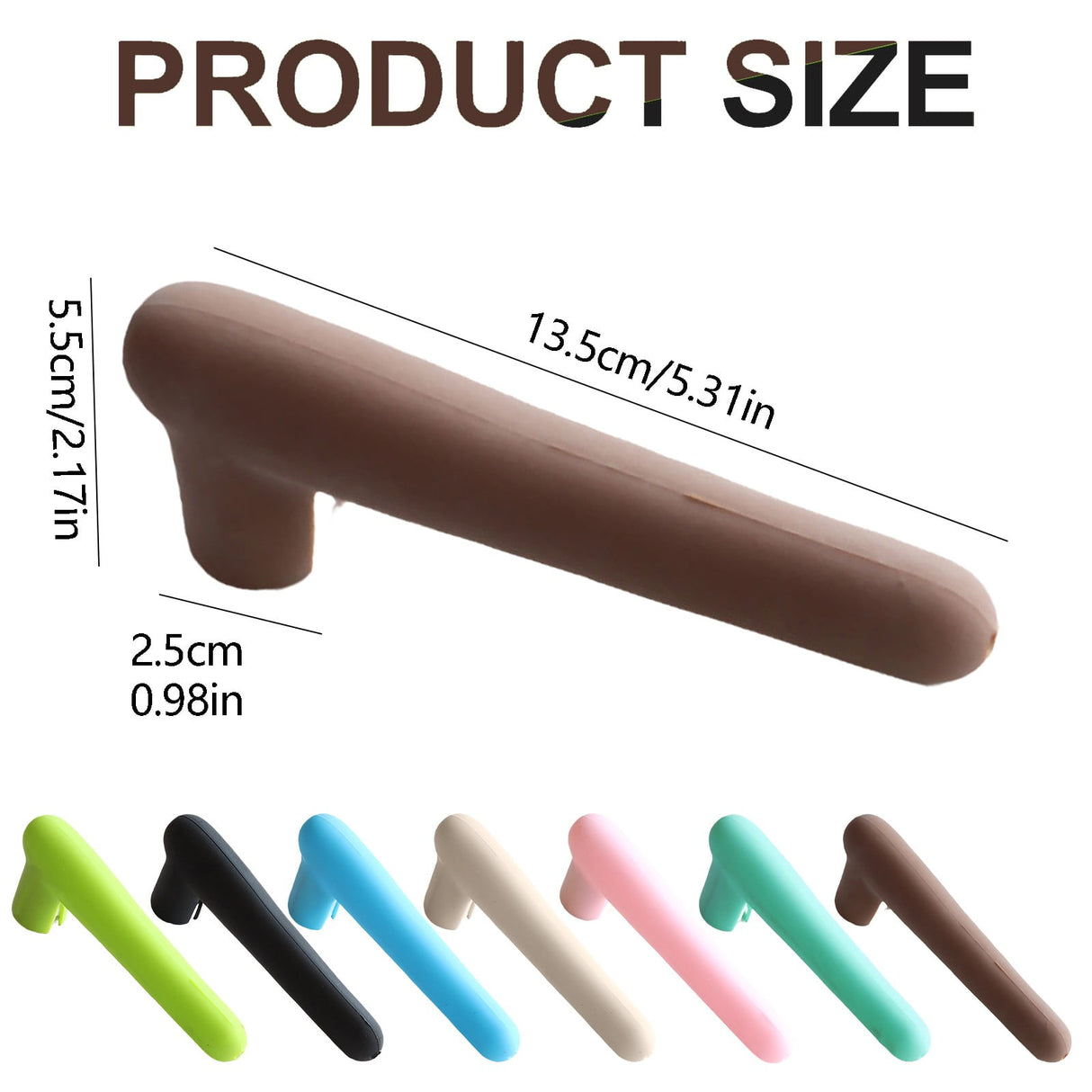 Door Handle Covers, Heavy Duty Door Knob Covers Silicone Door Handle Glove Covers Anti-Static Safety Door Knob Protector for Flat Square Door Levers (Beige/1 Pcs) 5.31x2.17 5.31" x 2.17" Mint Green/1 Pcs