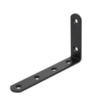 Black L Brackets for Wood, 4.92