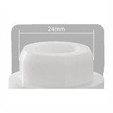 Sink Overflow Hole Cover for Kitchen Sink Hole, Overflow Cap for Bathroom Sink Basin Trim Overflow Cover Insert in Hole Round Caps, 5 Pcs, 0.94 Inches 0.94