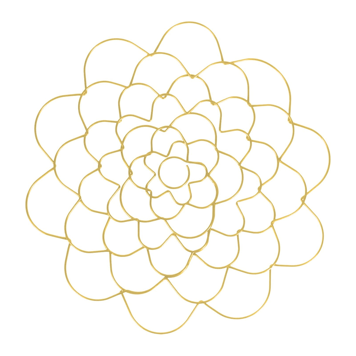 Stainless Steel Flower Arranger Frog, Wire Flower Arrangement Holder, Round Floral Lid Organizer Grid Tool, for Floral Plant Vase Stems Bouquets Fixation, Gold, 4 Inches 4" Silver