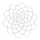 Stainless Steel Flower Arranger Frog, Wire Flower Arrangement Holder, Round Floral Lid Organizer Grid Tool, for Floral Plant Vase Stems Bouquets Fixation, Gold, 4 Inches 5" Silver