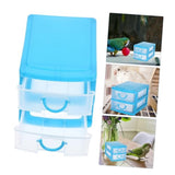 Rectangular Empty torage Box, Plastic Pencil Case, Clear Storage Container for Pencil,Crayon,Sticker,Cosmetics, 1 Pcs, 5.24x2.44x0.98 3.54x5.11x3.14 Blue