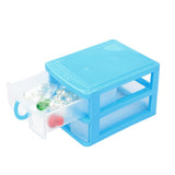 Rectangular Empty torage Box, Plastic Pencil Case, Clear Storage Container for Pencil,Crayon,Sticker,Cosmetics, 1 Pcs, 5.24x2.44x0.98 3.54x5.11x3.14 Blue