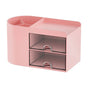 Rectangular Empty torage Box, Plastic Pencil Case, Clear Storage Container for Pencil,Crayon,Sticker,Cosmetics, 1 Pcs, 5.24x2.44x0.98 9.02" x 2.99" x 2.09" Pink