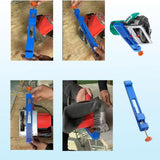 Adjustable Cutting Machine Base Guide, Electric Circular Saw Milling Positioning Clamp, Precision Wood Cutting Guide Cutting Machine Base Guide for Cutting and Milling Tasks, 1.57x11.61 11.61