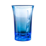 1 Pack Heavy Base Multicolor Shot Glasses Set, 1.2 oz Colorful Shot Bulk, Clear Shot Glass, Tequila Cups Small Glass, Shot Glasses for Whiskey, Tequila, Vodka, Spirits & Liquors(Blue,1.7x1.7x2.6
