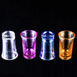1 Pack Heavy Base Multicolor Shot Glasses Set, 1.2 oz Colorful Shot Bulk, Clear Shot Glass, Tequila Cups Small Glass, Shot Glasses for Whiskey, Tequila, Vodka, Spirits & Liquors(Blue,1.7x1.7x2.6") Blue