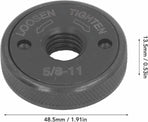5/8-11 Angle Grinder Flange Nut,Fast Self-Locking Flange for Portable Polishing & Grinding Machines,Ideal for DIY Projects and Professional Metal/Non-Metal Surface Finishing,Durable