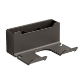 1 Pack Hair Dryer Holder, Wall Mount Self Adhesive Waterproof Blow Dryer Rack Storage Organizer Hanger, Compatible with Most Hair Blower Appliance, Curling Iron, Straightener(Z2-White) Z2-Grey