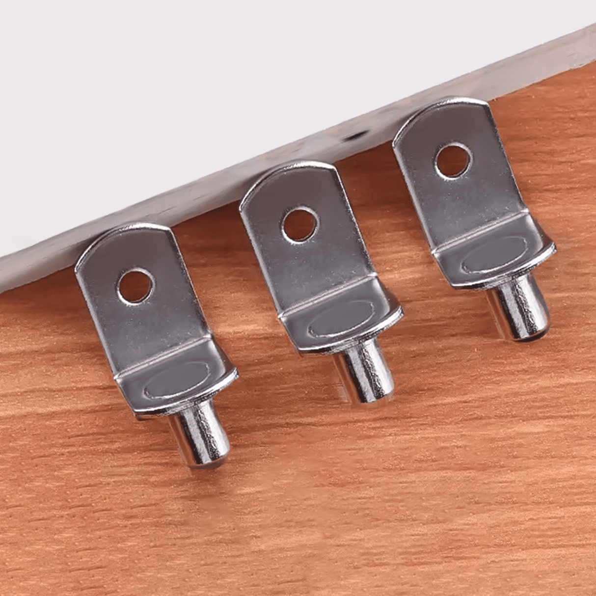 Shelf Pins, L-Shaped Metal Support Pegs, Bracket-Style Clips for Bookshelf Kitchen Cabinet Cupboard Shelves Holders, Shelf Pegs with Hole for Cabinet Closet, 1 Pcs, 1.08x0.50x0.63 1.08" x 0.50" x 0.63" Silver