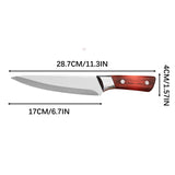 Knife Recommended By A Chef -Japanese Premium Knife, Super Sharp German High-Carbon Stainless Steel Boning Knifes with Eather Sheath for Home, Camping,Cattle Sheep Segmentation Tool (Boning knife) M