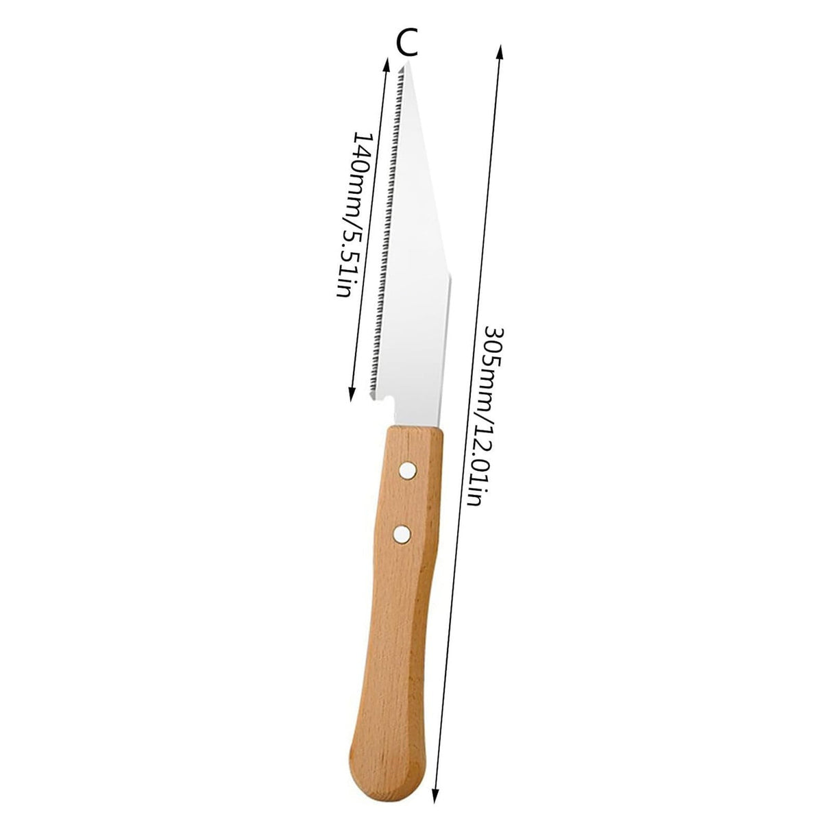 Japanese Pull Saw,Small Hand Saw, Japanese Double Pull Saw with Wooden Handle,Steel Blades and Wood Handles, Handsaw Cutting Edges, Flush Cutting Trim Tool for Carpentry(Silver2) Silver3