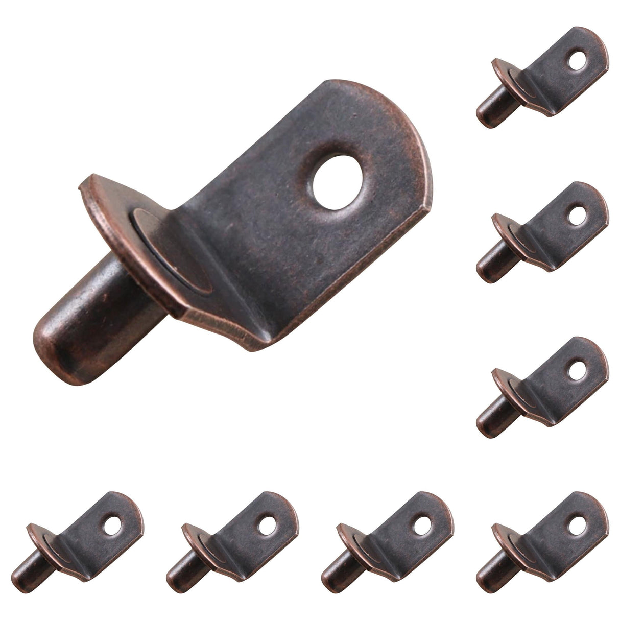 20 Pcs Shelf Support Peg,L Shaped Metal Shelf Peg With Hole,6 Mm Cabinet Shelf Bracket Peg,L-Shaped Plated Shelf Pins Holders for Bookcase Kitchen Closet Shelf Shelves Furniture Cabinet,20PCS C