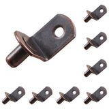 20 Pcs Shelf Support Peg,L Shaped Metal Shelf Peg With Hole,6 Mm Cabinet Shelf Bracket Peg,L-Shaped Plated Shelf Pins Holders for Bookcase Kitchen Closet Shelf Shelves Furniture Cabinet,20PCS C