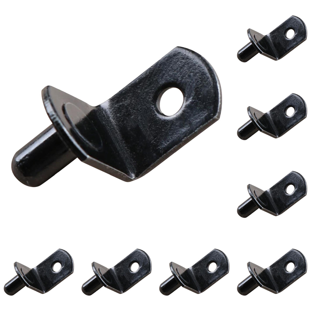 20 Pcs Shelf Support Peg,L Shaped Metal Shelf Peg With Hole,6 Mm Cabinet Shelf Bracket Peg,L-Shaped Plated Shelf Pins Holders for Bookcase Kitchen Closet Shelf Shelves Furniture Cabinet,20PCS E