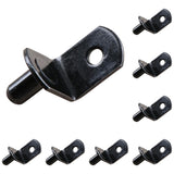 20 Pcs Shelf Support Peg,L Shaped Metal Shelf Peg With Hole,6 Mm Cabinet Shelf Bracket Peg,L-Shaped Plated Shelf Pins Holders for Bookcase Kitchen Closet Shelf Shelves Furniture Cabinet,20PCS E