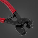 Glass Tile Nippers, Heavy Duty Wheeled Glass Mosaic Nipper, Glass Nippers with Soft Rubber Handle for Stained Glass, Ceramic Tile Nipper Mosaic Tools, 1 Pcs, 8.07x2.0 8.07