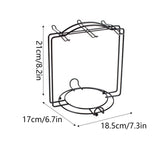 Under Cabinet Storage Mug Hooks, Under Cabinet Utensil Holder Hanger Hook, Double Sided Utensil Racks Coffee Mug Holder for Kitchen Storage, 12 Hooks, 10.03x3.15x2.75 7.3" x 6.7" x 8.2" Silver