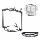 Under Cabinet Storage Mug Hooks, Under Cabinet Utensil Holder Hanger Hook, Double Sided Utensil Racks Coffee Mug Holder for Kitchen Storage, 12 Hooks, 10.03x3.15x2.75 7.3" x 6.7" x 8.2" Silver