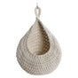Oval Stackable Plastic Wicker Serving Basket, Imitation Rattan for Bread Fruit Vegetable, Kitchen Restaurant Indoor Outdoor, 35.0 x 30.0 cm, Beige