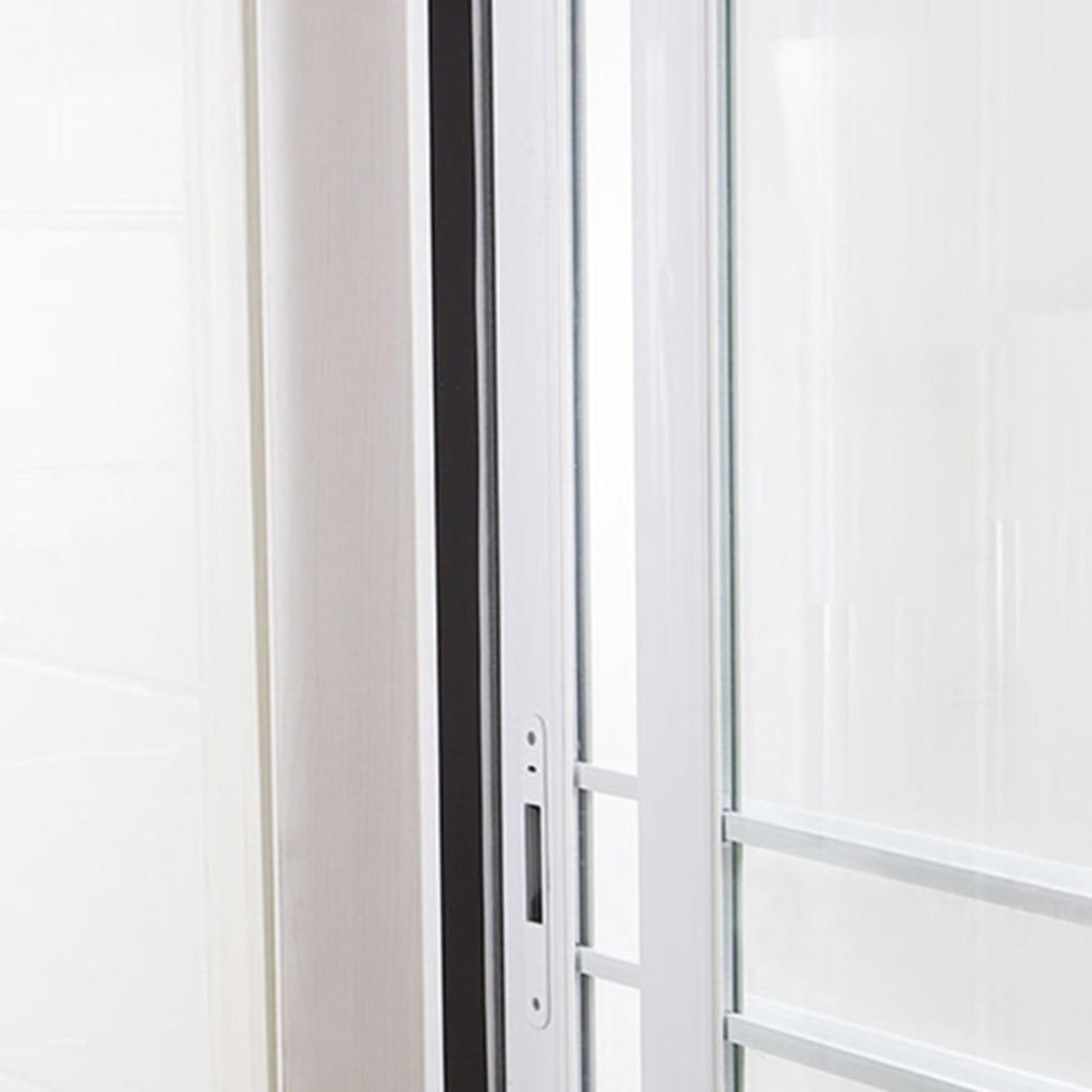 Strong Adhesive Foam Weather Stripping, High Density Weatherproof Weather Stripping Door Seal Strip for Sliding Door, Window, Noise-Reduction Foam Sealing Strip, 1 Roll 1.18 In x 16.4 Ft White