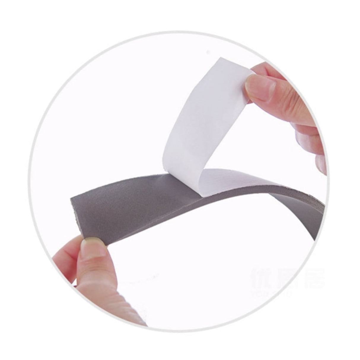 Strong Adhesive Foam Weather Stripping, High Density Weatherproof Weather Stripping Door Seal Strip for Sliding Door, Window, Noise-Reduction Foam Sealing Strip, 1 Roll 1.18 In x 16.4 Ft White*3 Roll