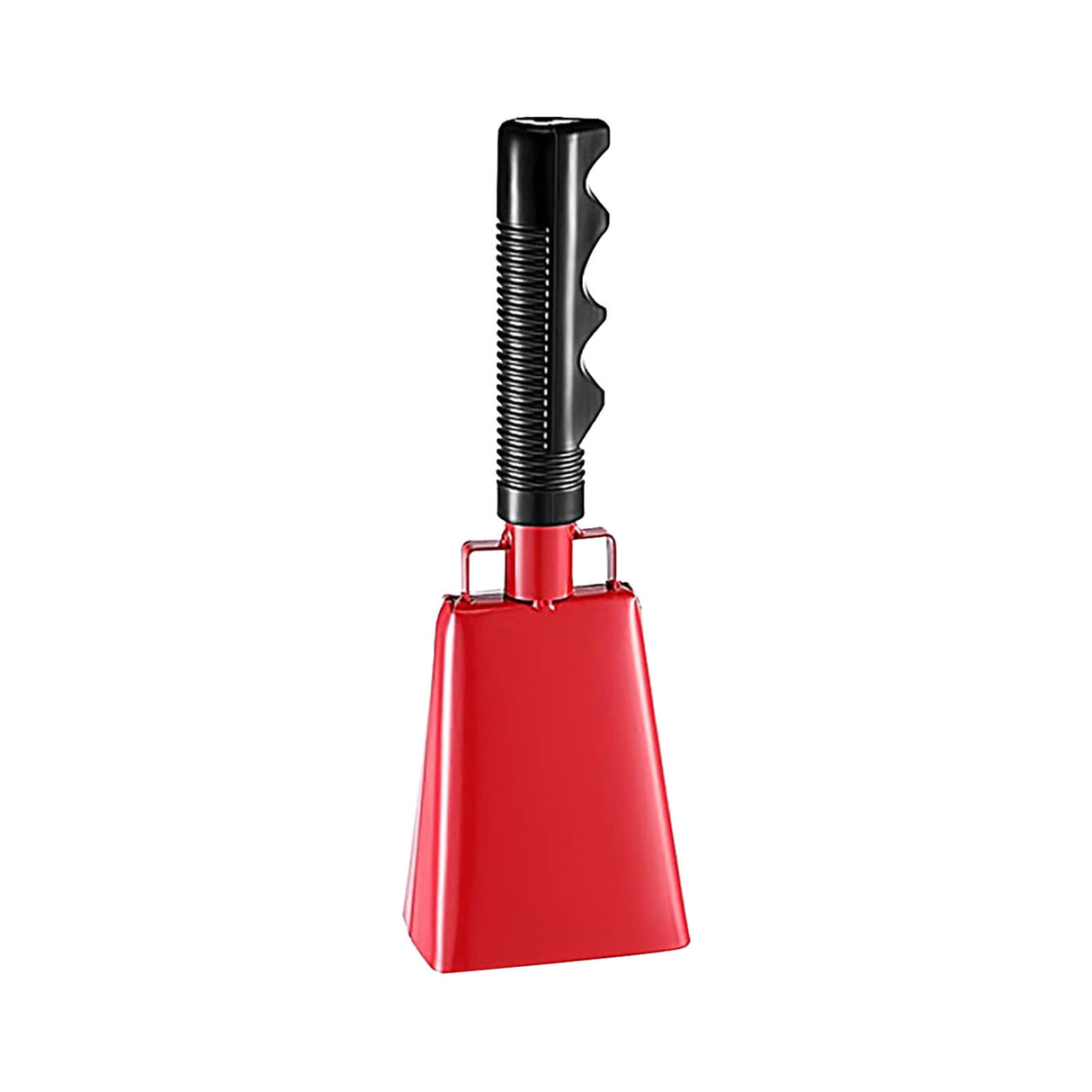 120dB Loud Brass Cowbell with Non-Slip Handle and Adjustable Strap,Perfect for Sporting Events like Baseball and Football Games,Also Ideal for Graduations,Parades,and Cheerleading Activities Red