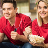 120dB Loud Brass Cowbell with Non-Slip Handle and Adjustable Strap,Perfect for Sporting Events like Baseball and Football Games,Also Ideal for Graduations,Parades,and Cheerleading Activities Red