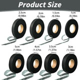 Iron on Hemming Tape, Hem Tape No Sew, Iron on Tape for Hemming, Non Sewing Tape, Fusible Tape Adhesive for Curtain, Pants, Clothes, 1 Roll, 0.78 In x 80 Yards 0.98 In x 80 Yards Black