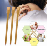 Bamboo Back Scratchers, Back Scratcher, Wooden Back Scratcher,Backscratcherwith Long Handle for Adults Men Women,Bamboo Back Scratchers, Itchy Scratcher - Rear View