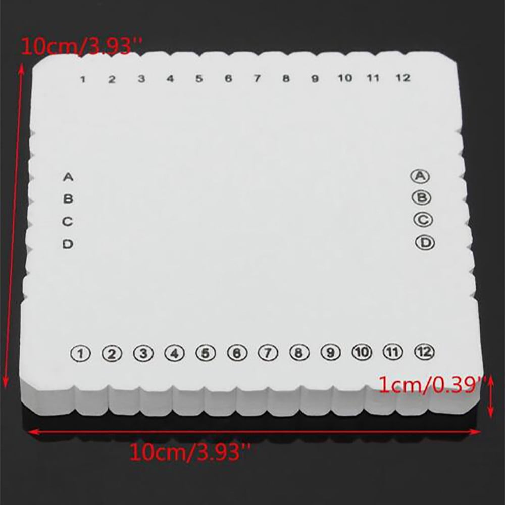 \u200bKumihimo Disk Braiding Wheel Lightweight & Convenient Friendship Bracelet Disc Square & Round Kumihimo Supplies for Beading & Bracelet Weaving Kit DIY, 1 Set, 3.94"x3.94 3.94" x 3.94" White*2 Set