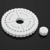\u200bKumihimo Disk Braiding Wheel Lightweight & Convenient Friendship Bracelet Disc Square & Round Kumihimo Supplies for Beading & Bracelet Weaving Kit DIY, 1 Set, 3.94